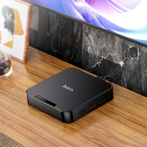 HOCO TV box WiFi HD DQ08 fekete - 8