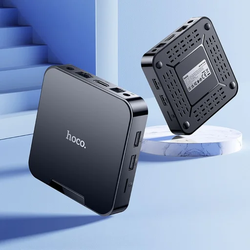 HOCO TV box WiFi HD DQ08 fekete - 7