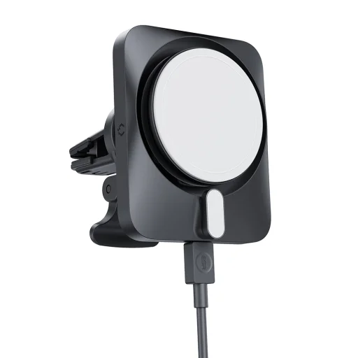 ESR - [3 darabos csomag] Autós tartó vezeték nélküli töltővel CryoBoost (2B513) - kábellel, autós töltővel, MagSafe, Apple MFi - Ezüst - 2