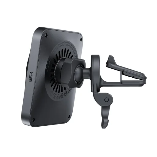 ESR - [3 darabos csomag] Autós tartó vezeték nélküli töltővel CryoBoost (2B513) - kábellel, autós töltővel, MagSafe, Apple MFi - Ezüst - 6