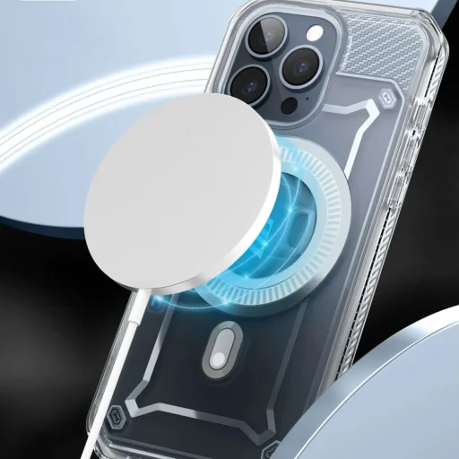  iPhone 15 Pro Átlátszó Supcase Unicorn Beetle Pro MagSafe tok - 5