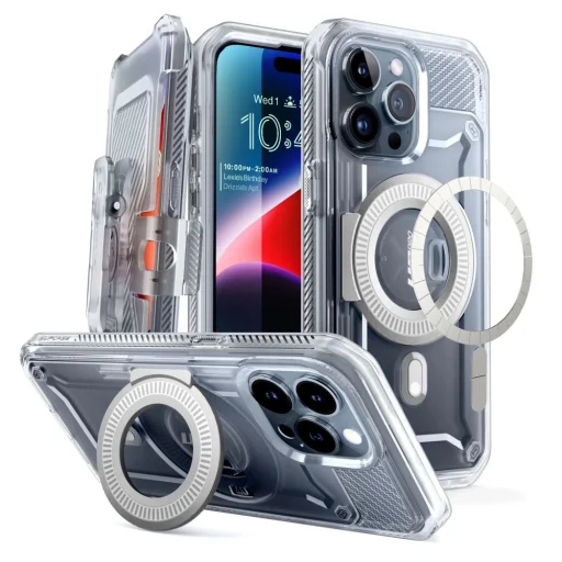  iPhone 15 Pro Átlátszó Supcase Unicorn Beetle Pro MagSafe tok - 1