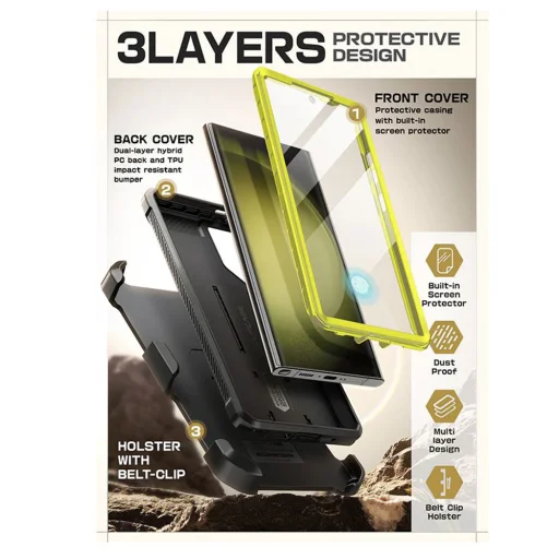  Samsung Galaxy S24 Ultra Méhecske Supcase Unicorn Beetle Pro tok - 7