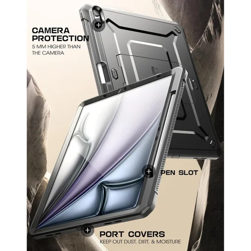  iPad Air 11 (2024-2026) Fekete Supcase - Unicorn Beetle Pro tok - 5