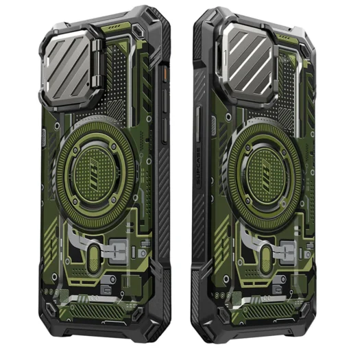  iPhone 15 Pro Max Zöld áramkör Supcase Unicorn Beetle XT MagSafe tok - 2