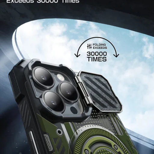  iPhone 15 Pro Max Zöld áramkör Supcase Unicorn Beetle XT MagSafe tok - 4