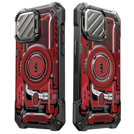  iPhone 15 Pro Max Piros Áramkör Supcase - Unicorn Beetle XT MagSafe tok - 2