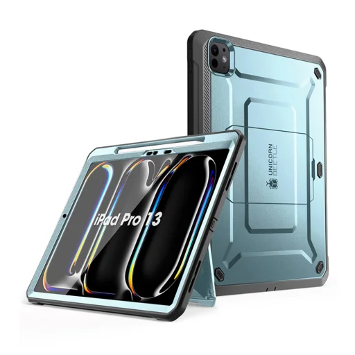  iPad Pro 13 (2024) Sarki Kék Supcase Unicorn Beetle Pro tok - 1