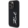 KARL LAGERFELD tok iPhone 14 Pro KLHCP14LSCMSMVK (Szilikon Sign Metal Logo) fekete tok thumbnail
