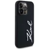 KARL LAGERFELD tok iPhone 14 Pro KLHCP14LSCMSMVK (Szilikon Sign Metal Logo) fekete tok thumbnail