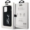 KARL LAGERFELD tok iPhone 14 Pro KLHCP14LSCMSMVK (Szilikon Sign Metal Logo) fekete tok thumbnail