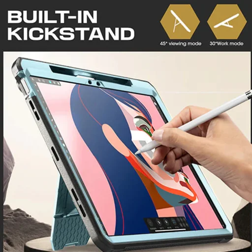  iPad Air 13 (2024) Sarki kék Supcase - Unicorn Beetle Pro tok - 7