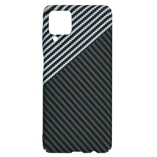  Techsuit - Carbonit FiberShell - Samsung Galaxy A12 / A12 Nacho / M12 / F12 - Lopakodó Szürke tok - 4