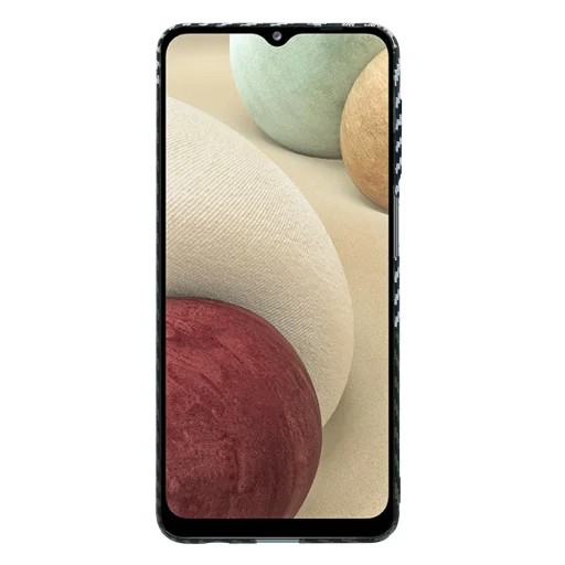  Techsuit - Carbonit FiberShell - Samsung Galaxy A12 / A12 Nacho / M12 / F12 - Lopakodó Szürke tok - 2