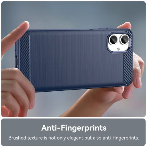  Samsung Galaxy A06 Kék Techsuit Karbon Szilikon tok - 2