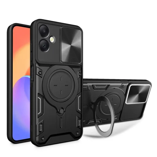  Samsung Galaxy A06 Fekete Techsuit CamGuard Pro tok - 1