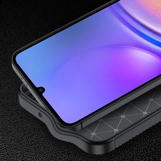  Samsung Galaxy A06 Fekete Techsuit - CarbonFiber tok - 3