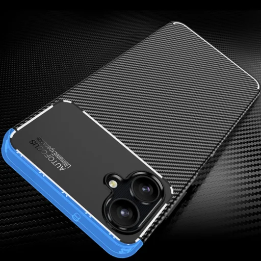  Samsung Galaxy A06 Fekete Techsuit - CarbonFiber tok - 6