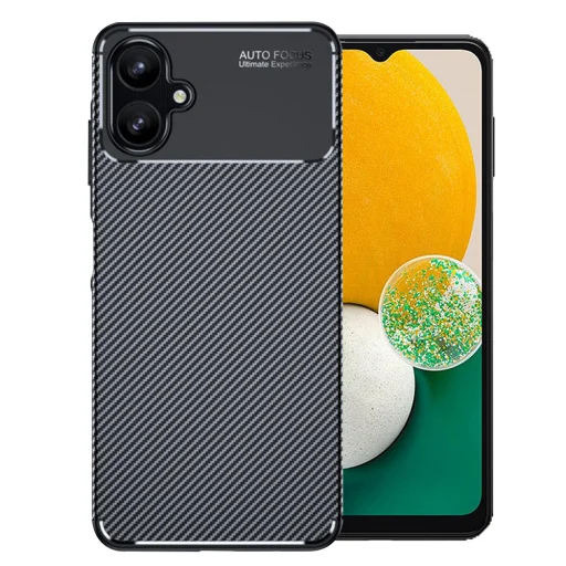  Samsung Galaxy A06 Fekete Techsuit - CarbonFiber tok - 1