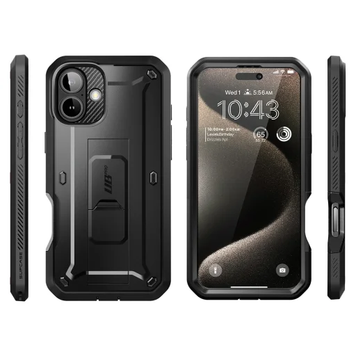  iPhone 16 Plus Fekete Supcase Unicorn Beetle Pro tok - 4