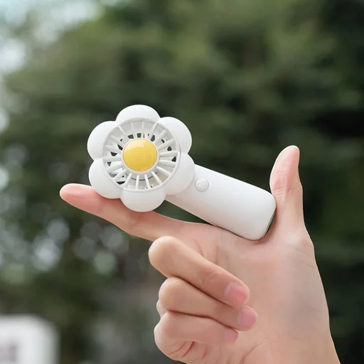 Hordozható ventilátor LLD-F83F fehér - 3