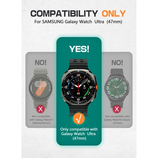  Samsung Galaxy Watch Ultra 47mm Fekete Supcase - Unicorn Beetle Pro tok - 7