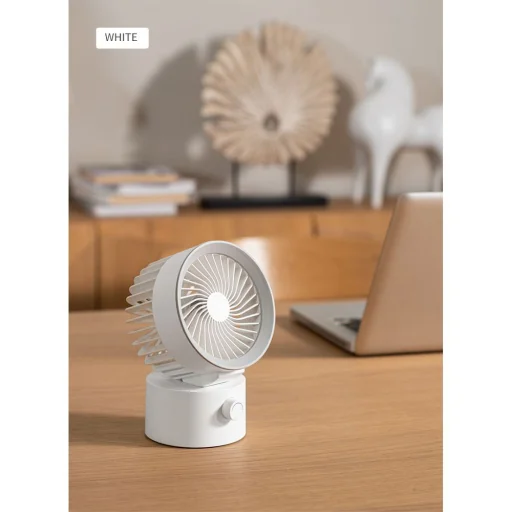 USB A-val működő asztali ventilátor LLD-F87U fehér - 2