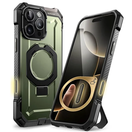  iPhone 15 Pro Max Arany Supcase Unicorn Beetle Defender tok - 1