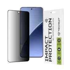  Techsuit - 111D Privacy Teljes Ragasztás - Xiaomi 15 - Fekete üvegfólia
