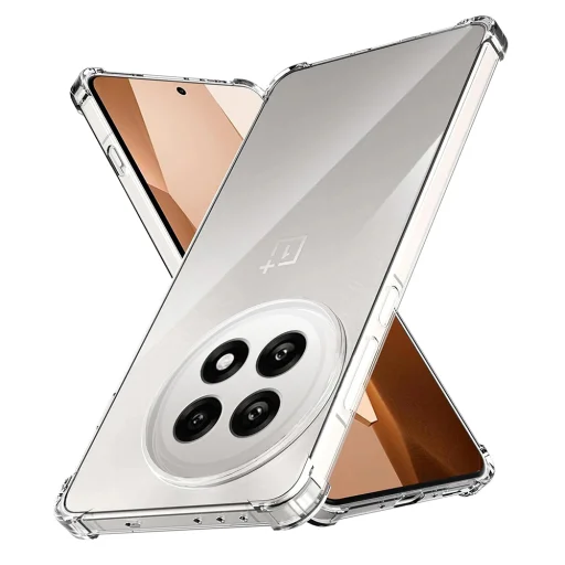  Techsuit - Ütésálló Átlátszó Szilikon - OnePlus 13R - Átlátszó tok - 1