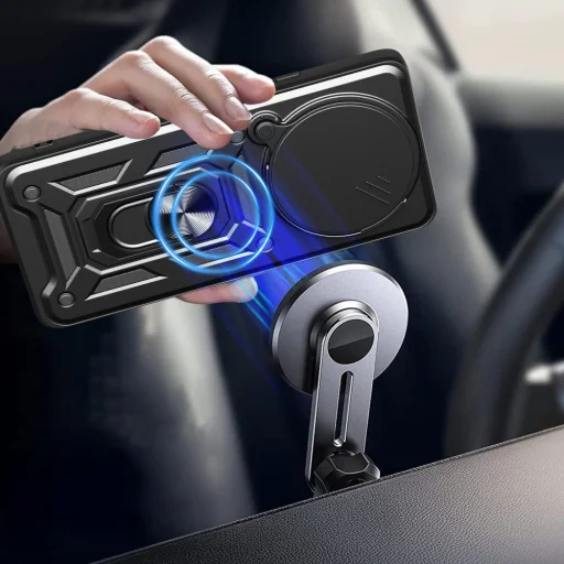  Techsuit - CamShield sorozat - Xiaomi Redmi Note 14 4G - Fekete tok - 5