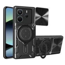  Techsuit - CamGuard Pro - Xiaomi Redmi Note 14 4G - Fekete tok