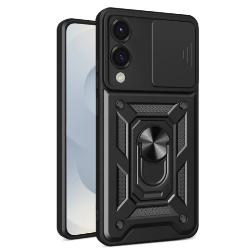 Techsuit - CamShield sorozat - Samsung Galaxy S25 Edge - Fekete tok - 1