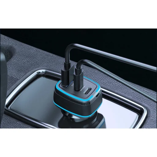 Autós Töltő BlitzWolf BW-BC4 115W 3-Port USB PD - 2