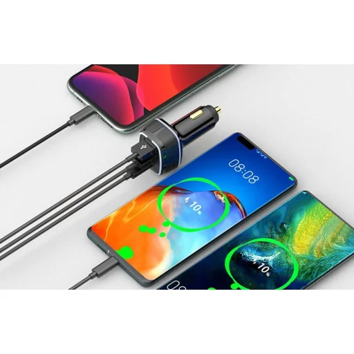 Autós Töltő BlitzWolf BW-BC4 115W 3-Port USB PD - 3