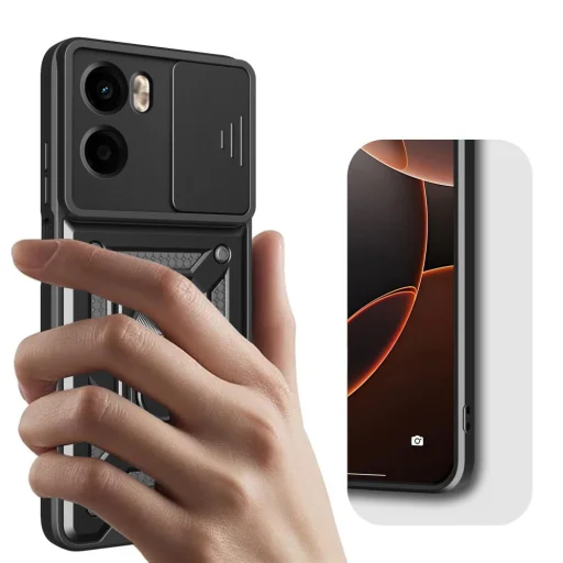 Tech-protect Camshield Pro Motorola Moto G05 / E15 Fekete tok - 2