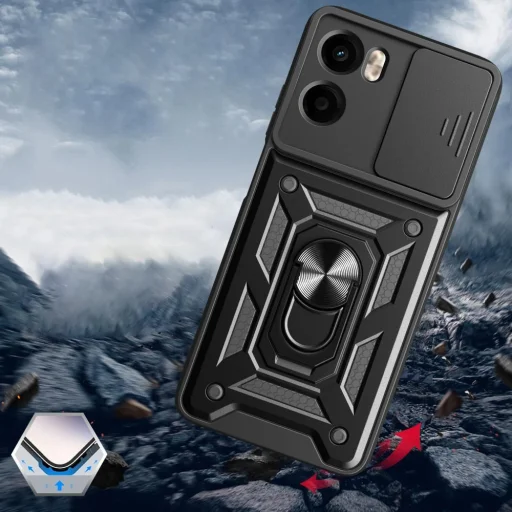 Tech-protect Camshield Pro Motorola Moto G05 / E15 Fekete tok - 3