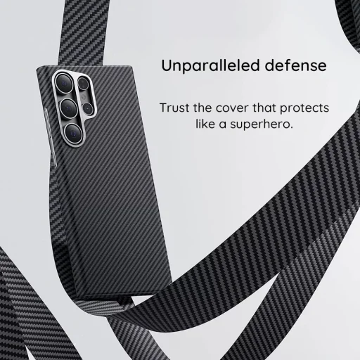  Edizard - Air MagSafe tok - Samsung Galaxy S23 Ultra - Fekete - 7