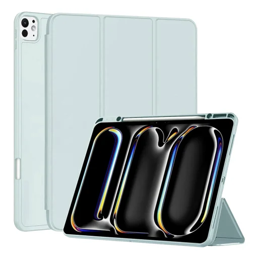  Techsuit - Flex Trifold (ceruzatartóval) - iPad Pro 13 (2024) - Égszínkék tok - 1