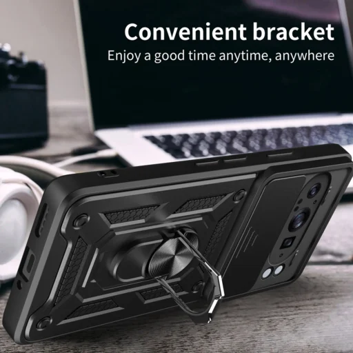  Techsuit - CamShield sorozat - Google Pixel 9 Pro XL - Fekete tok - 4