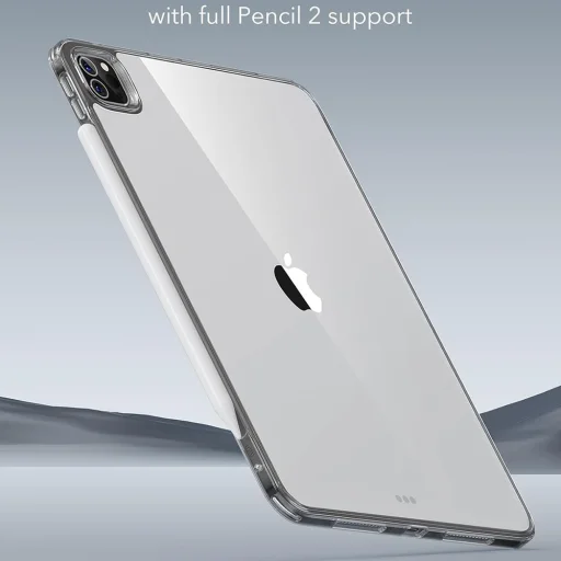  ESR - Klasszikus Hibrid - iPad Pro 13 (2024) - Átlátszó Fekete tok - 2