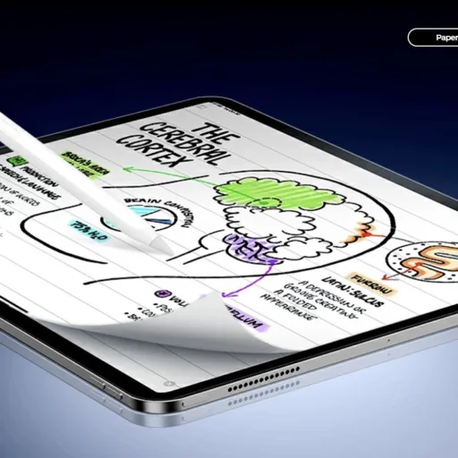  ESR - Papírhatású mágneses - iPad Pro 11 (2024) - Átlátszó üvegfólia - 3