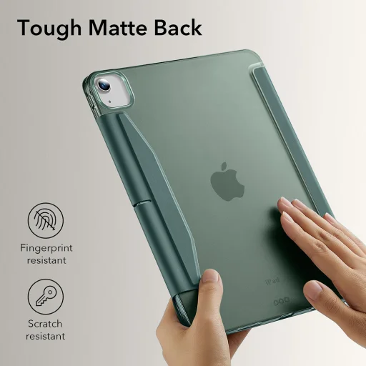 ESR - Ascend Trifold - iPad Air 13 (2024-2026) - Erdő Zöld tok - 2