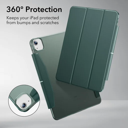 ESR - Ascend Trifold - iPad Air 13 (2024-2026) - Erdő Zöld tok - 3