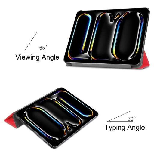  Techsuit - FoldPro - iPad Pro 11 (2024) - Piros tok - 5