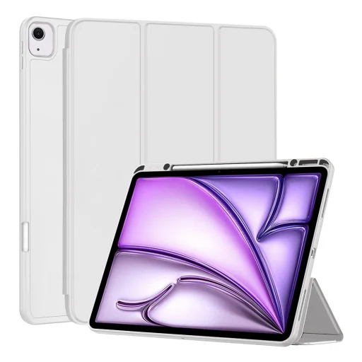  Techsuit - Flex Trifold (ceruzatartóval) - iPad Air 13 (2024) - Szürke tok - 1