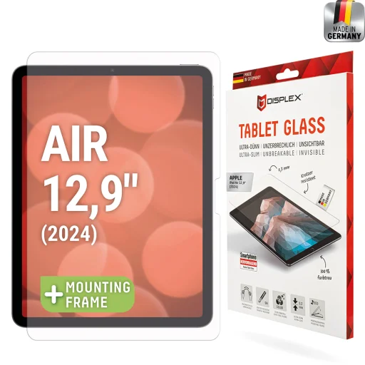  Displex - Prémium Táblagép FlexiGlass - iPad Air 13 (2024-2026) - Átlátszó üvegfólia - 1