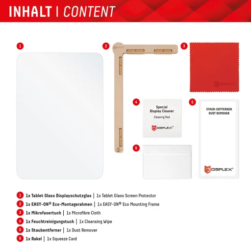  Displex - Prémium Tablet FlexiGlass - iPad Air 11 (2024-2026) - Átlátszó üvegfólia - 6