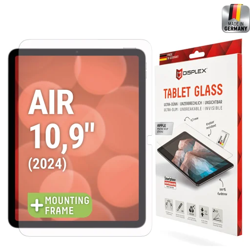  Displex - Prémium Tablet FlexiGlass - iPad Air 11 (2024-2026) - Átlátszó üvegfólia - 1