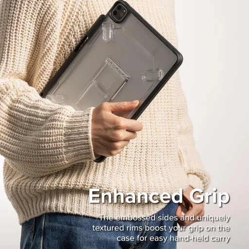  Ringke - Fusion Sketch Állvány - iPad Pro 11 (2024) - Fekete tok - 7